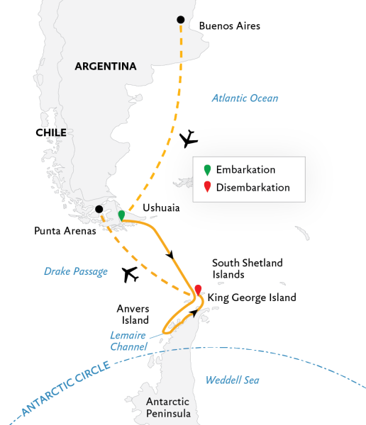 Antarctic Express: Sail South, Fly North