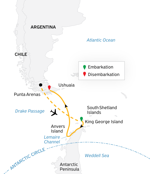 Antarctic Express: Fly South, Sail North