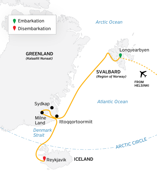 Three Arctic Islands: Iceland, Greenland, Spitsbergen