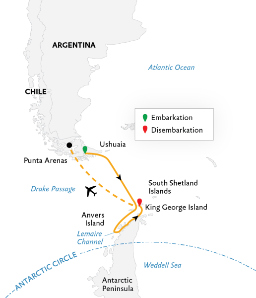 Antarctic Express: Sail South, Fly North