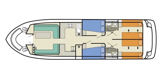 Piantina della Dancer 4 Plus