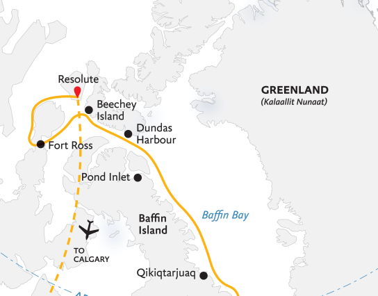 Northwest Passage Legendary Arctic Sea Route Map