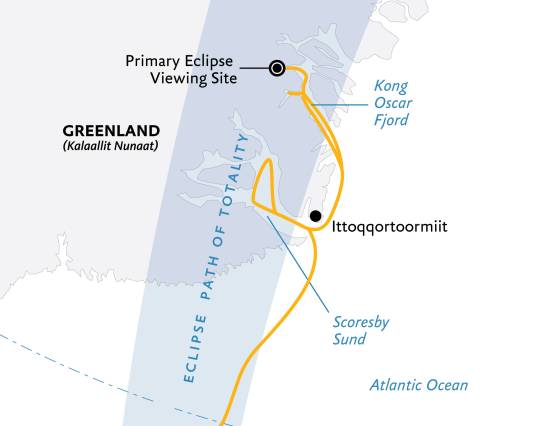 Iceland to Greenland: Total Solar Eclipse, 13 Days