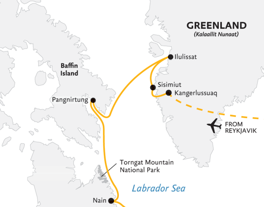 Greenland to Newfoundland: Mountains Wildlife and Viking History