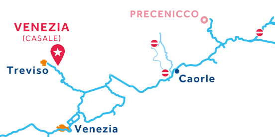 Mappa della base di Venezia (Casale)
