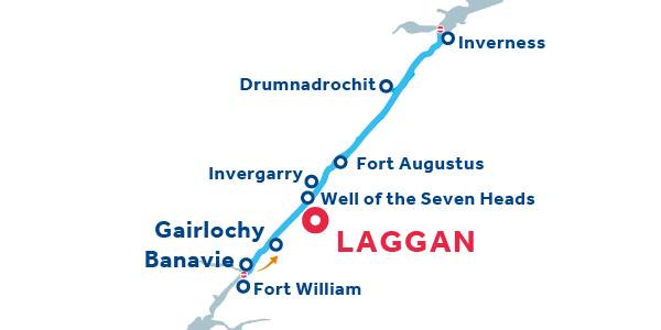 Laggan RETURN 7-Night Itinerary