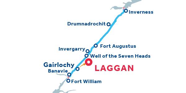 Laggan RETURN 7-Night Itinerary
