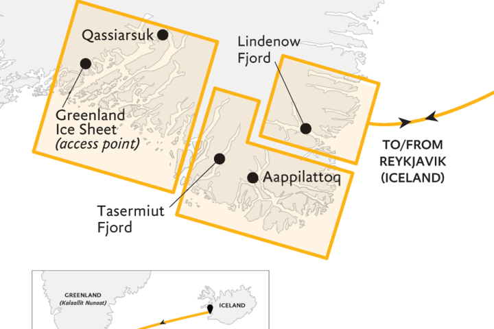South Greenland Adventure map 2026