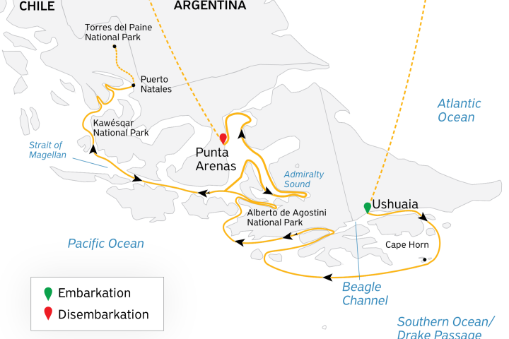 Essential Patagonia: Chilean Fjords and Torres del Paine