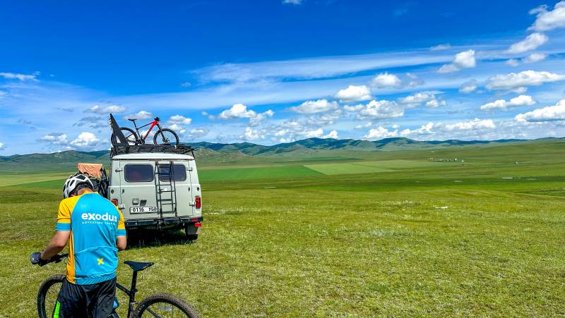 Cycling in Mongolia