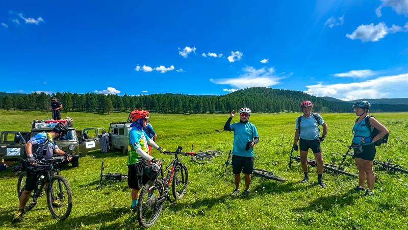 Cycling in Mongolia