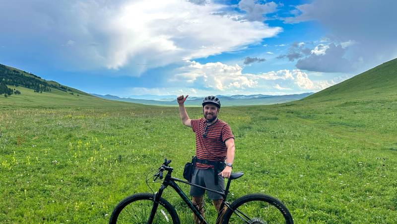 Cycling in Mongolia
