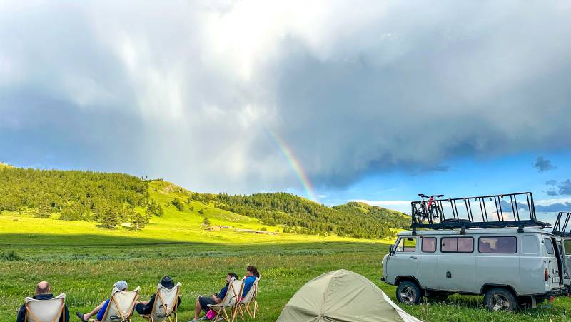 Cycling in Mongolia