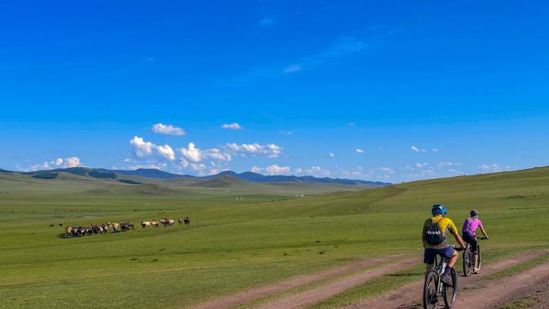 Cycling in Mongolia