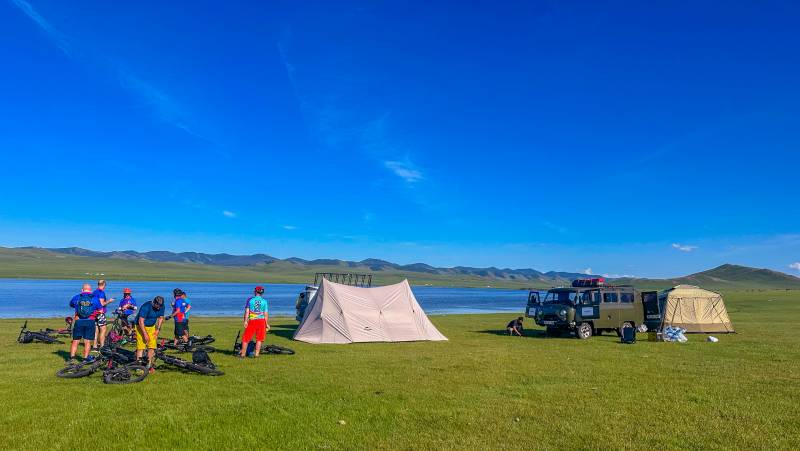 Cycling in Mongolia