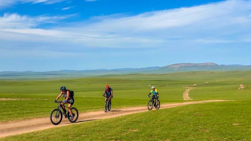 Cycling in Mongolia