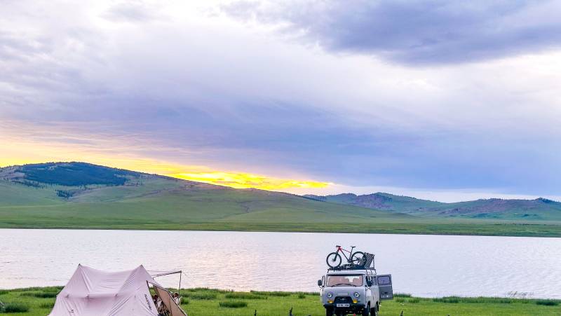 Cycling in Mongolia