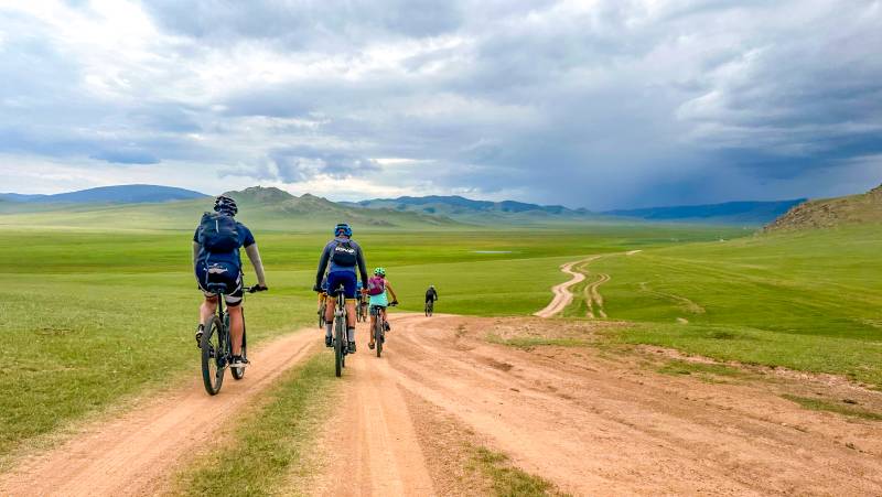 Cycling in Mongolia