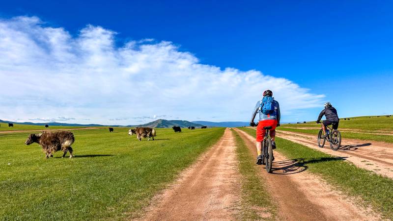 Cycling in Mongolia