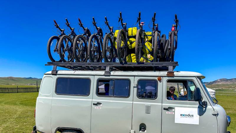 Cycling in Mongolia