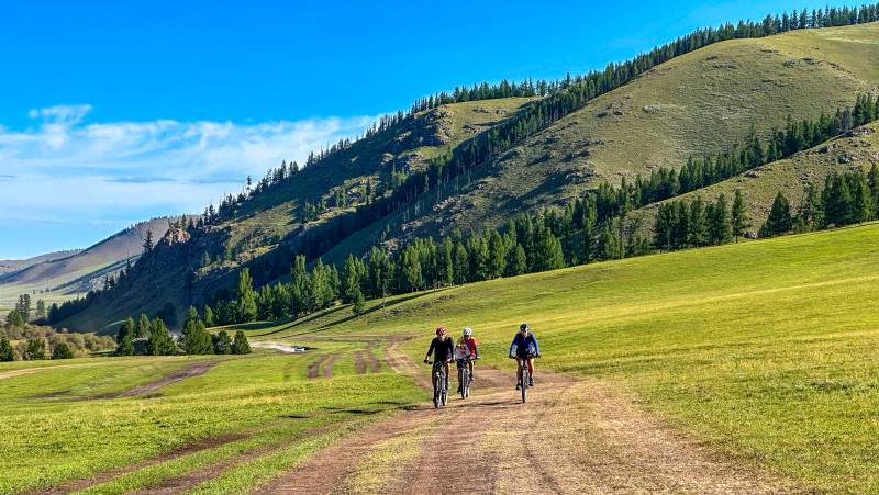 Cycling in Mongolia