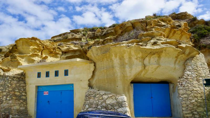 Dahlet Qorrot on the island of Gozo, Malta