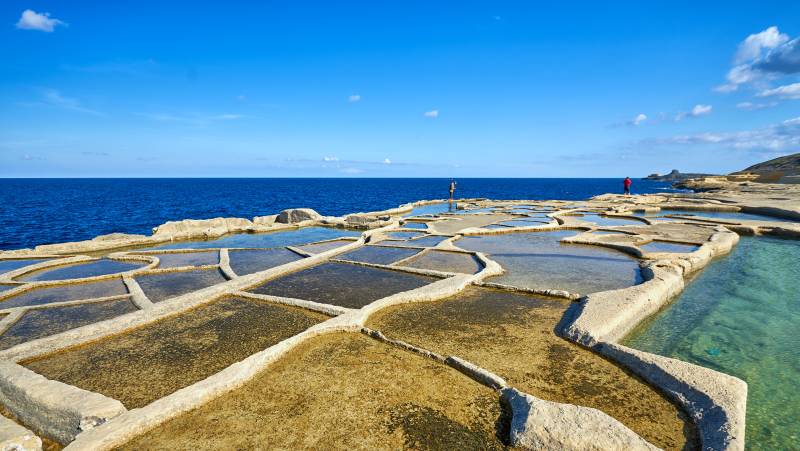 Salt pans,Gozo