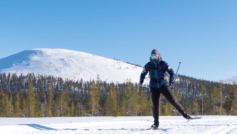 Cross-Country Skiing in Lapland
