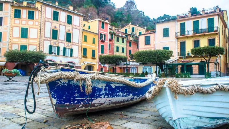 Boats in Portofino
