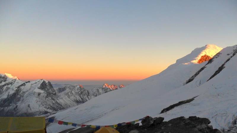 View from High Camp, Mera Peak, Nepal