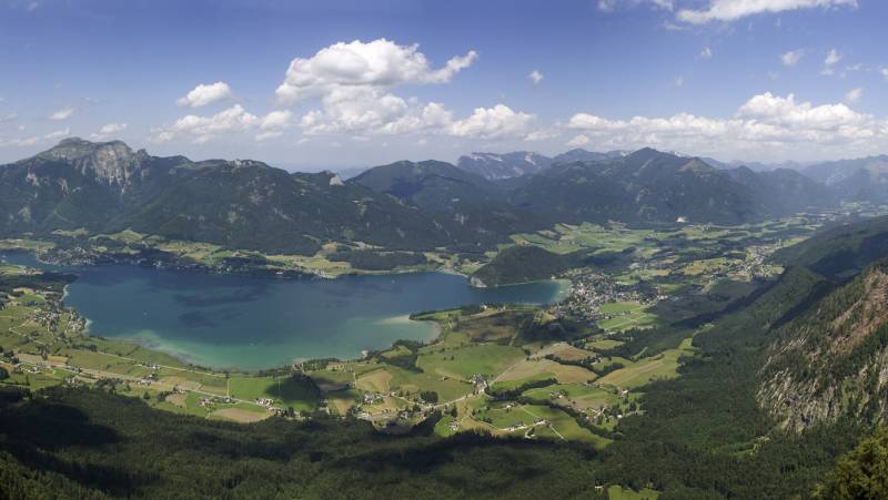 Wolfgangsee lake, Salzkammergut, Austria
