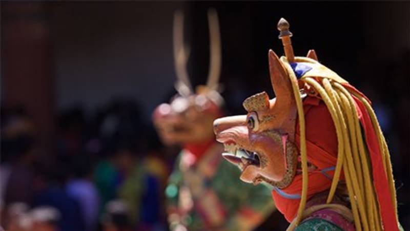 THIMPHU FESTIVAL IN BHUTAN