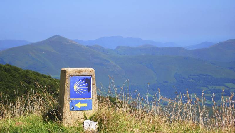Waypoint on the Camino de Santiago