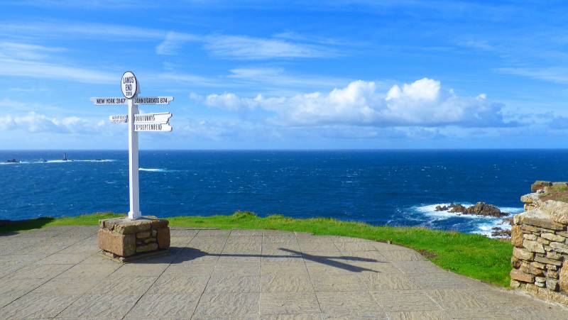 Land's End signpost
