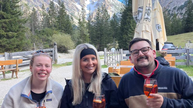 Group in the Dolomites