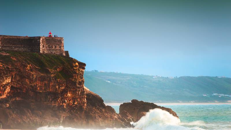 Coastline at Nazaré