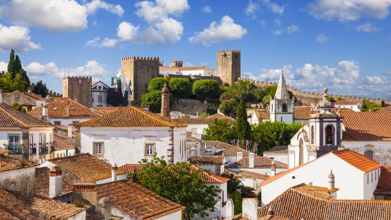 Rooftops of Obidos