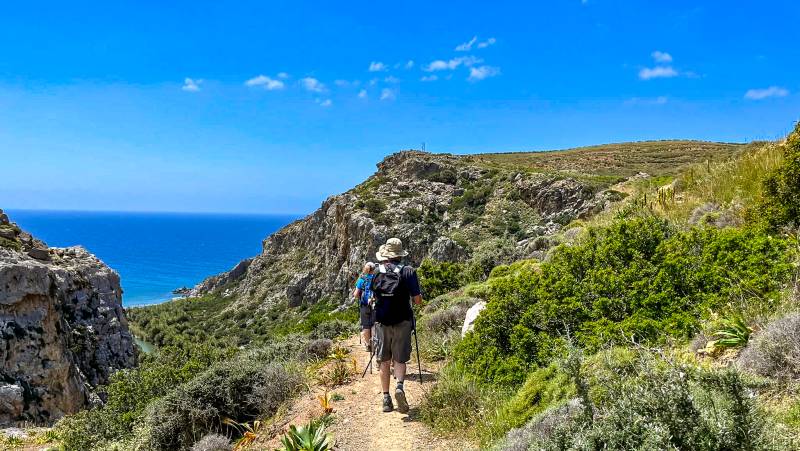 Preveli Beach hike