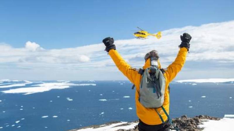 Antarctica by Helicopter: Icebergs, Mountains & Remote Lands