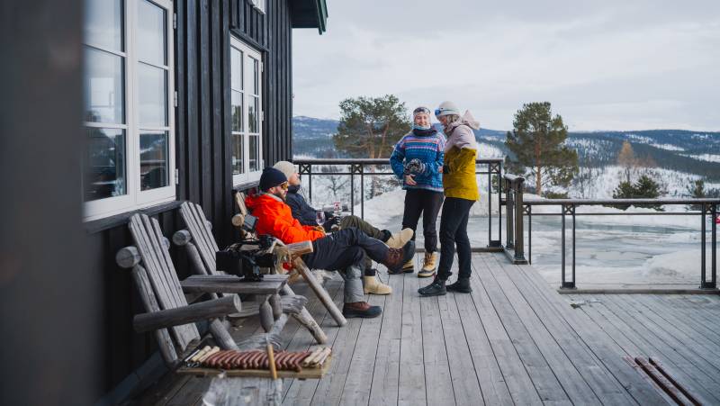 Cross-Country Skiing in Skåbu, Norway