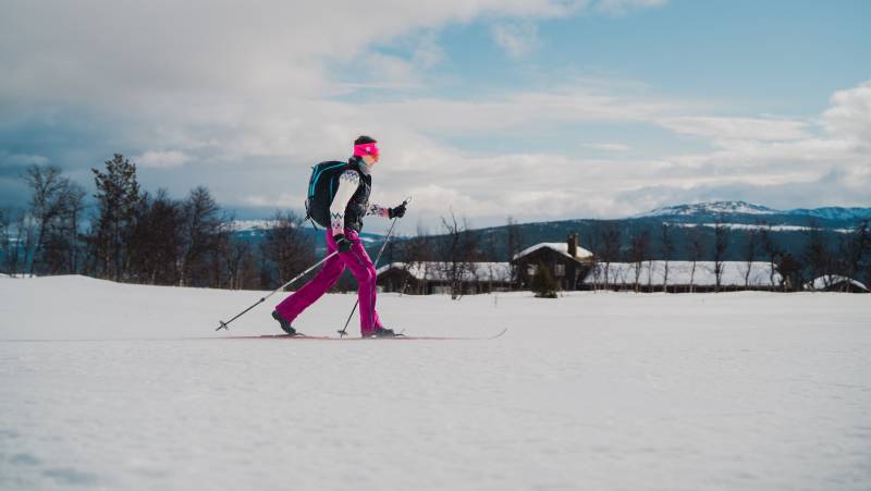 Cross-Country Skiing in Skåbu, Norway