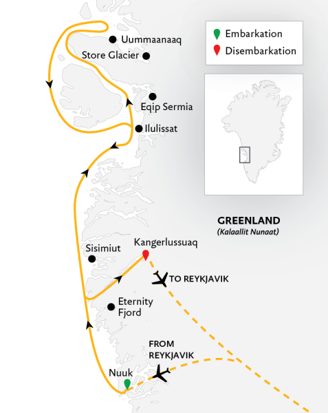 West Greenland: Discovering Massive Icebergs and Inuit Communities, Northbound