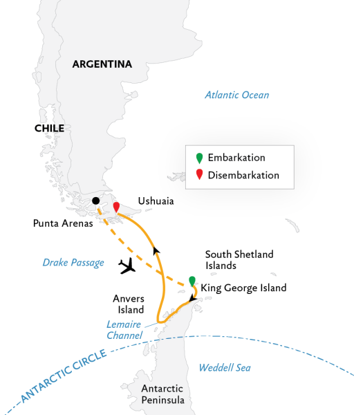 Antarctic Express: Fly South, Sail North