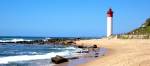 Durban Sehenswürdigkeiten: Strand mit Leuchtturm