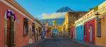 Cityscape in the main street of Antigua