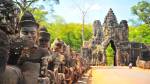 Enchanting Travels Cambodia Tours Stone Gate of Angkor Thom in Cambodia