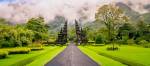 Gates to one of the Hindu temples in Bali in Indonesia - Indonesia travel guide