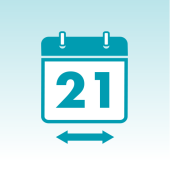 21 day flexibility icon