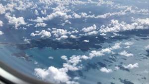 St Martin plane view
