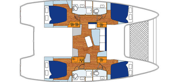 Sunsail Lagoon 424 – 4 cabin